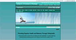 Desktop Screenshot of andersonchiroandmassage.biz